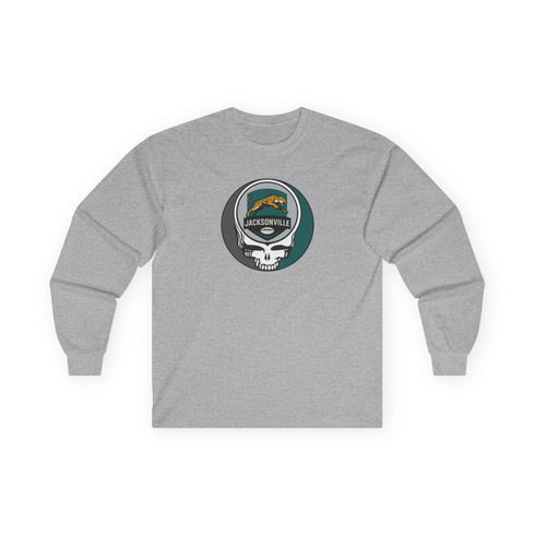 Grateful Dead - Jacksonville Jaguars Grateful Dead Long Sleeve Tee - NFL - StealieShop